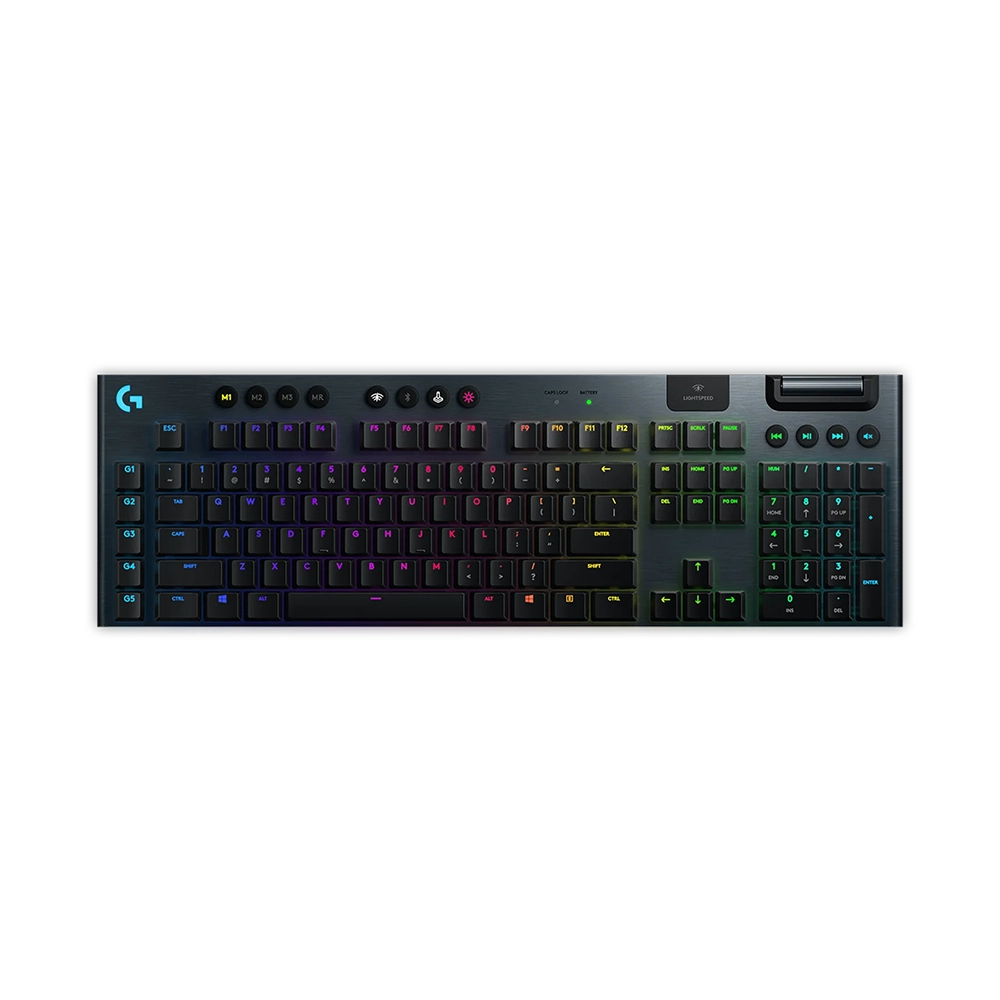 Teclado Logitech G G915 Wireless RGB Mechanical Black LAWGAMERS